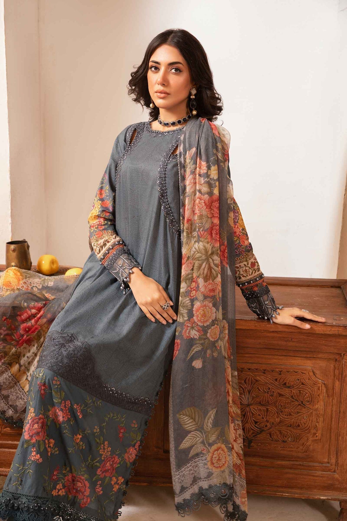 Maria.B | M Print Eid Edit | MPT-2202-B - Luxury -  Libasekhas
