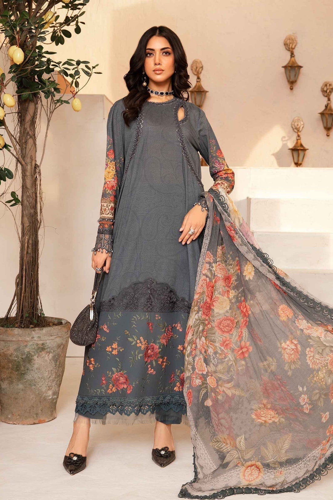 Maria.B | M Print Eid Edit | MPT-2202-B - by - Libasekhas UK - Registered Vendor of : Maria B - 100% Original Designer Dresss