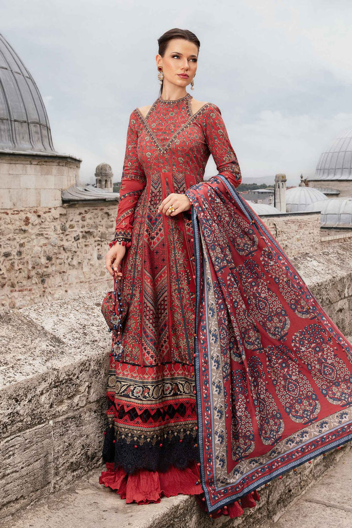 Maria B | M Prints 23 |  MPT-2302-B - by Libasekhas UK - Registered Vendor of : Maria B - 100% Original Designer Dress