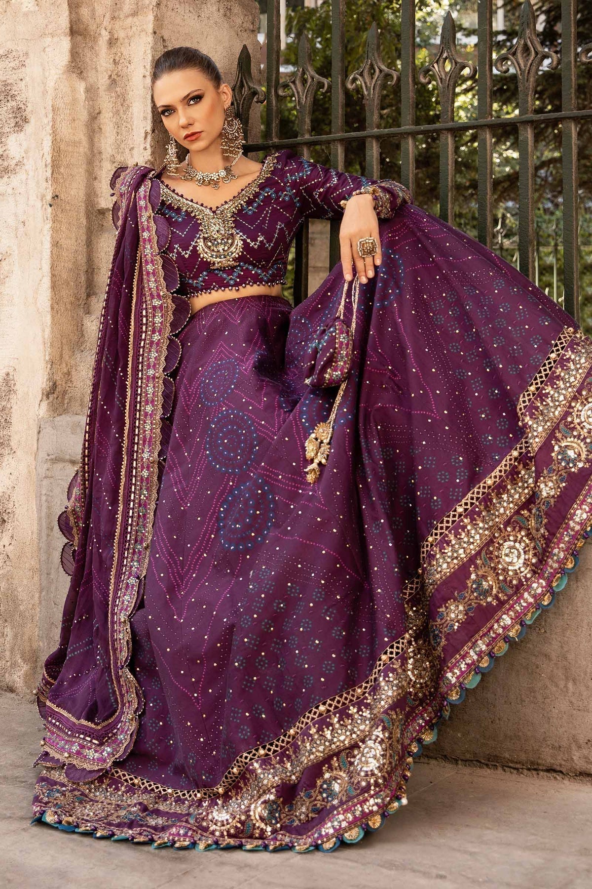 Maria B | Sateen Formals 24 | CST-802 - by - Libasekhas UK - Registered Vendor of : Maria B - 100% Original Designer Dresss