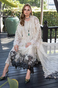 Maria B | Luxury Lawn | EL-23-02-Off White - by - Libasekhas UK - Registered Vendor of : Maria B - 100% Original Designer Dresss
