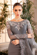 Maria B | Mbroidered Formals 24 | Organza Suit | BD-2902 - by - Libasekhas UK - Registered Vendor of : Maria B - 100% Original Designer Dresss