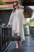 Maria B | Luxury Lawn | EL-23-02-Off White - by - Libasekhas UK - Registered Vendor of : Maria B - 100% Original Designer Dresss