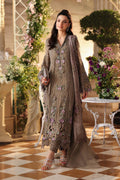Maria b | Chiffon Formals 26 | MPC-26-102-Muted Mocha Brown - by Libasekhas UK - Registered Vendor of : Maria B - 100% Original Designer Dress
