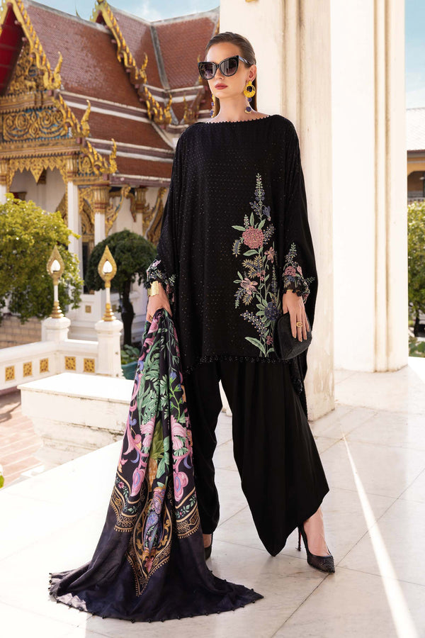 Maria B | M Prints Winter 25 | MPT-2802-B - by Libasekhas UK - Registered Vendor of : Maria B - 100% Original Designer Dress