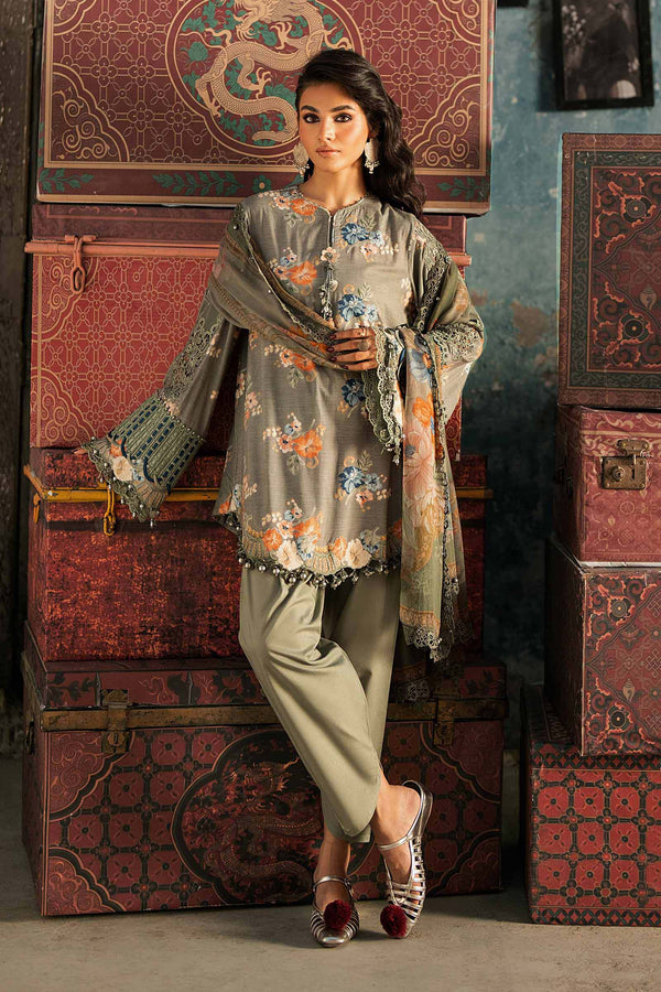 Maria B | M Prints Winter Fall 2026 | MPT-3103-A - by Libasekhas UK - Registered Vendor of : Maria B - 100% Original Designer Dress