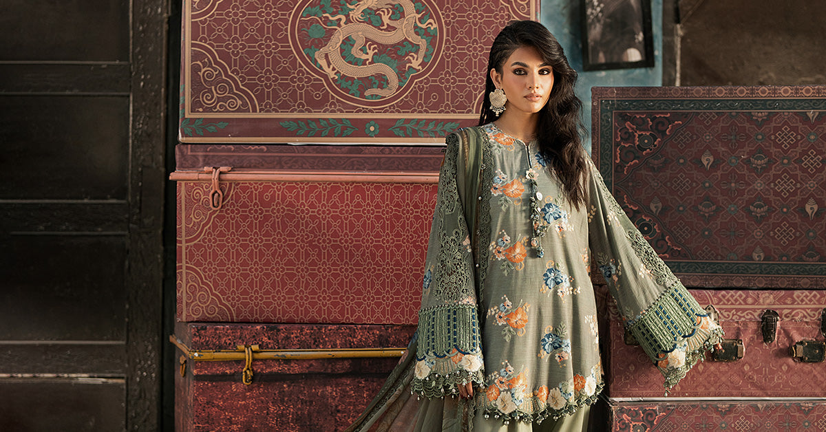 Maria B | M Prints Winter Fall 2026 | MPT-3103-A - by Libasekhas UK - Registered Vendor of : Maria B - 100% Original Designer Dress