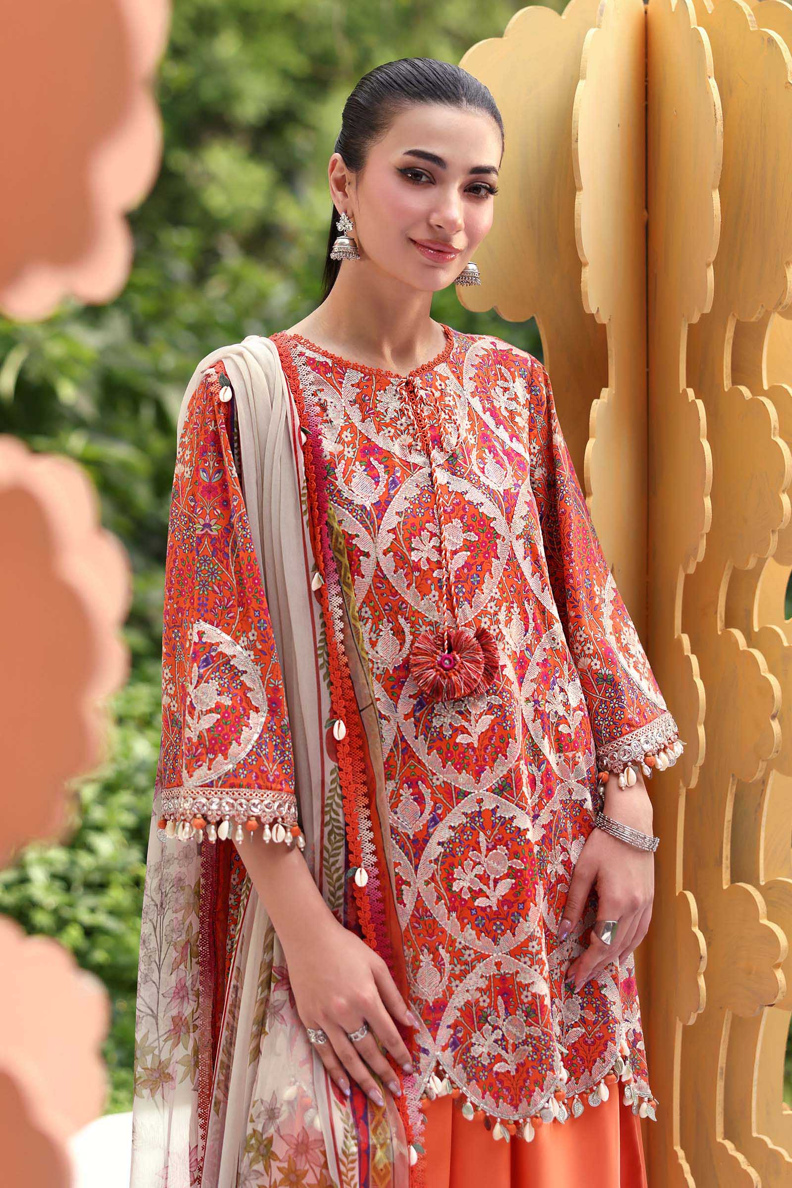 Maria B | M Prints 26 | MPT-3003-A - by Libasekhas UK - Registered Vendor of : Maria B - 100% Original Designer Dress