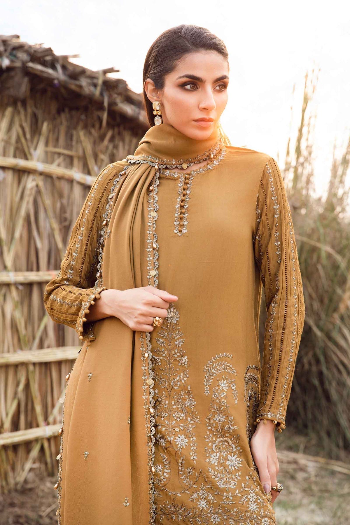 Maria B | M Prints Winter 24 | MPT-2403-A - by - Libasekhas UK - Registered Vendor of : Maria B - 100% Original Designer Dresss