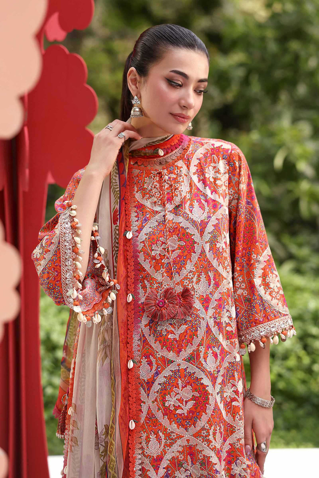 Maria B | M Prints 26 | MPT-3003-A - by Libasekhas UK - Registered Vendor of : Maria B - 100% Original Designer Dress