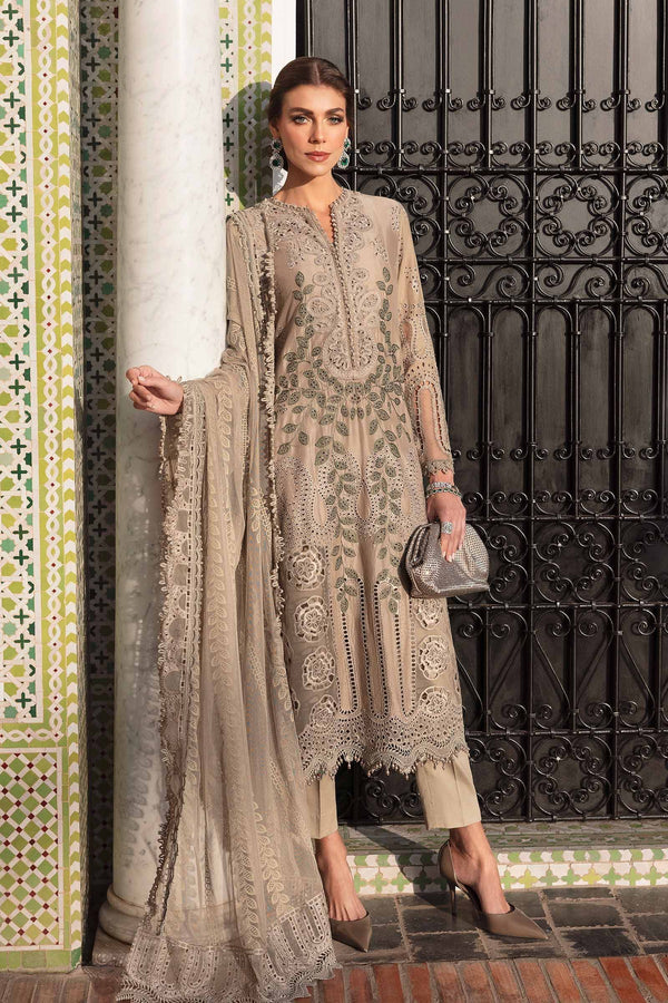 Maria B | Luxury Lawn 25 | D-2503-A - by - Libasekhas UK - Registered Vendor of : Maria B - 100% Original Designer Dresss