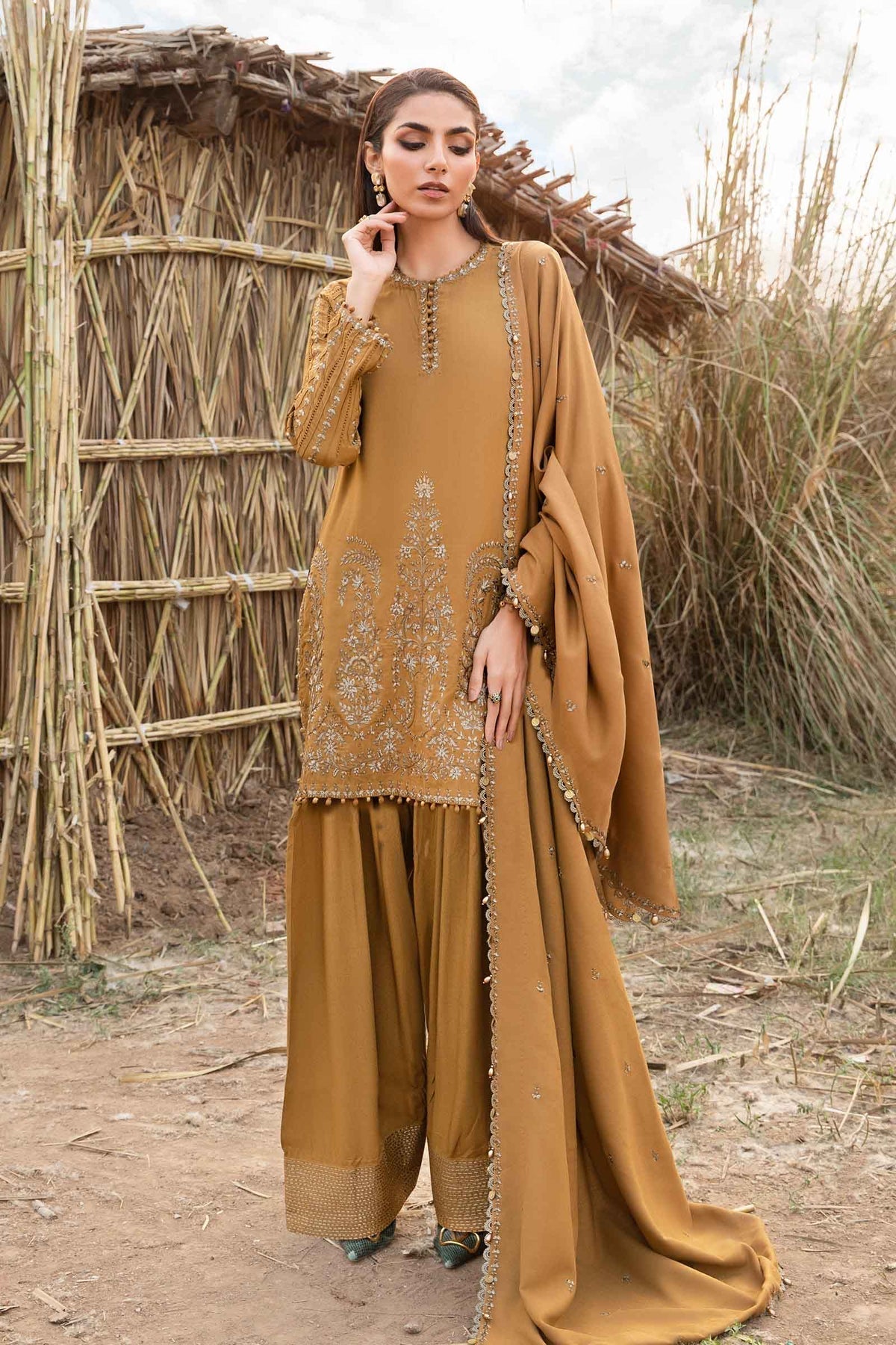 Maria B | M Prints Winter 24 | MPT-2403-A - by - Libasekhas UK - Registered Vendor of : Maria B - 100% Original Designer Dresss