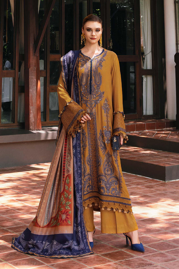 Maria B | M Prints Winter 25 | MPT-2803-A - by Libasekhas UK - Registered Vendor of : Maria B - 100% Original Designer Dress