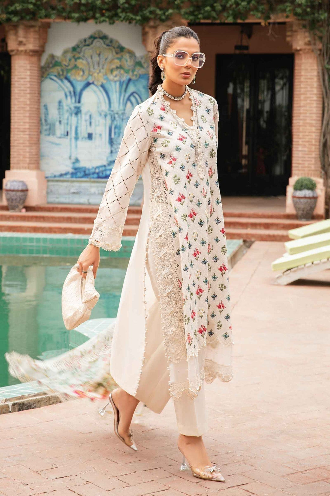 Maria.B | M Print Eid Edit | MPT-2203-A - by - Libasekhas UK - Registered Vendor of : Maria B - 100% Original Designer Dresss