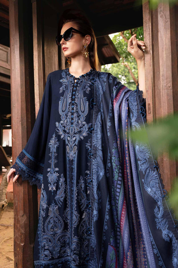 Maria B | M Prints Winter 25 | MPT-2803-B - by Libasekhas UK - Registered Vendor of : Maria B - 100% Original Designer Dress