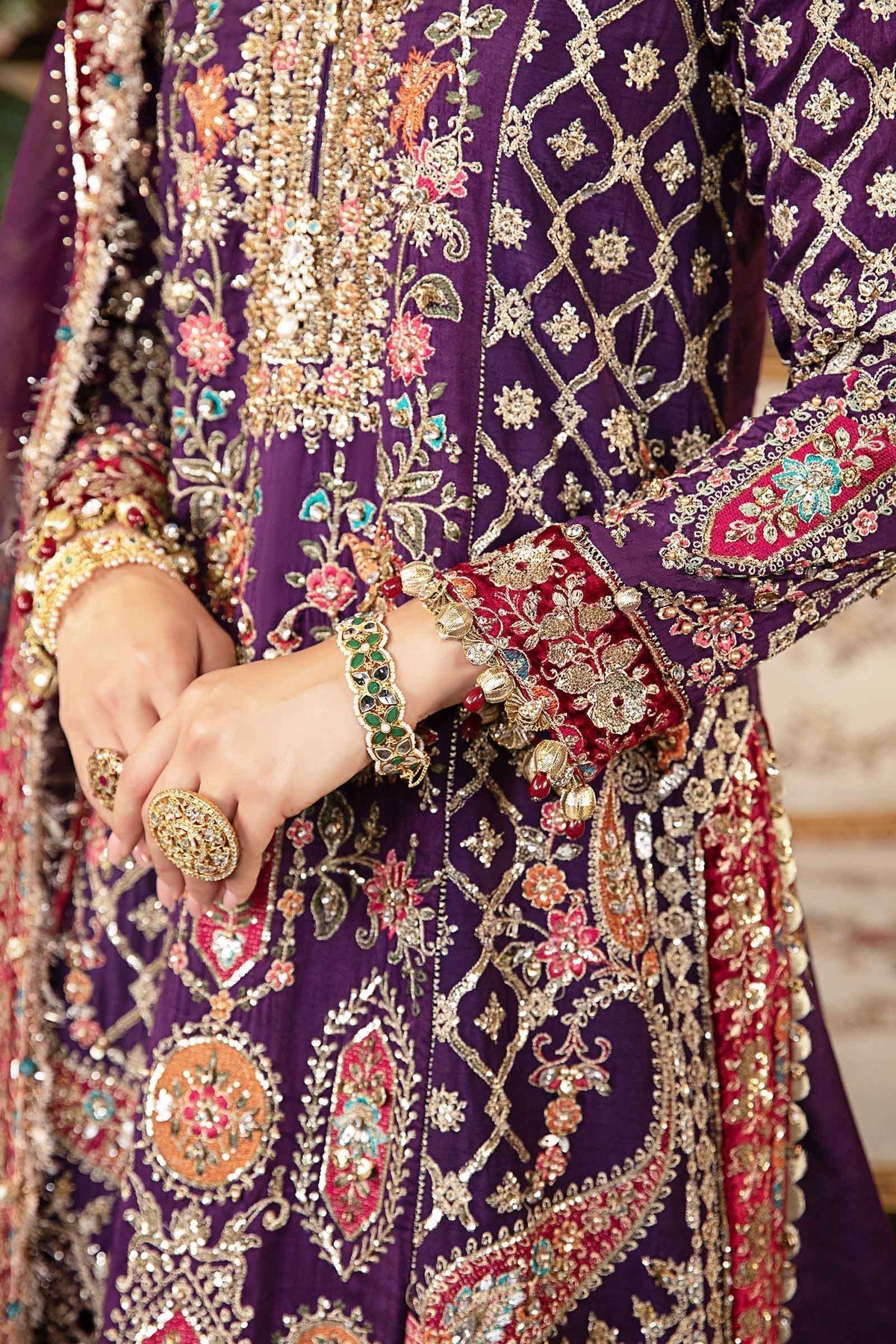 Maria B | Mbroidered Formals 24 | Organza Suit | BD-2903 - by - Libasekhas UK - Registered Vendor of : Maria B - 100% Original Designer Dresss
