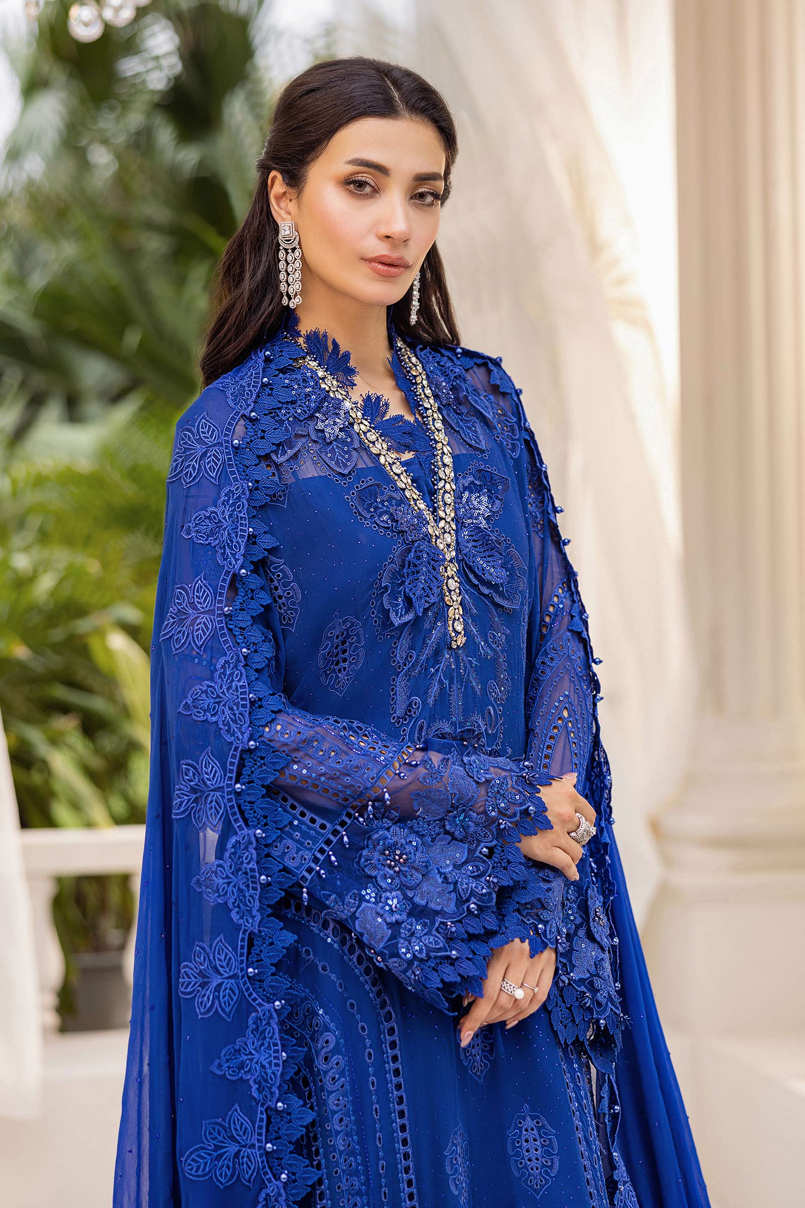 Maria B | Chiffon Formals 25 | MPC-25-103 - by Libasekhas UK - Registered Vendor of : Maria B - 100% Original Designer Dress