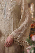 Maria b | Chiffon Formals 26 | MPC-26-103-Olive Gold - by Libasekhas UK - Registered Vendor of : Maria B - 100% Original Designer Dress
