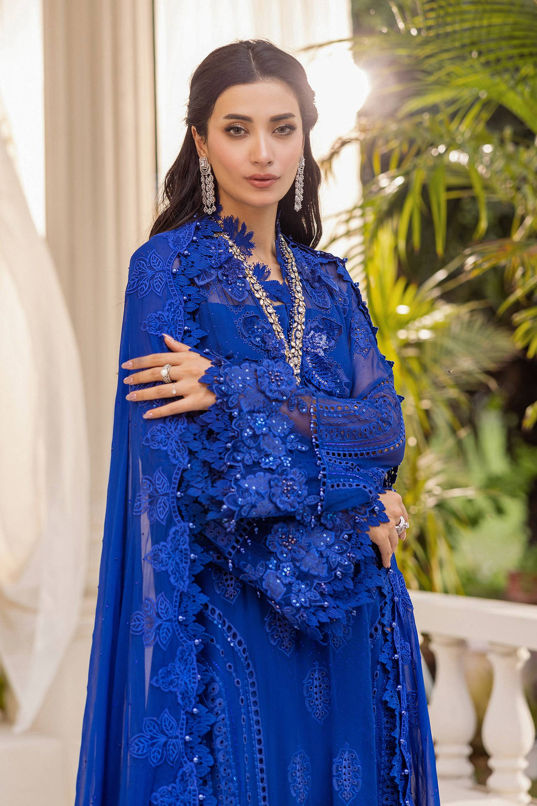 Maria B | Chiffon Formals 25 | MPC-25-103 - by Libasekhas UK - Registered Vendor of : Maria B - 100% Original Designer Dress