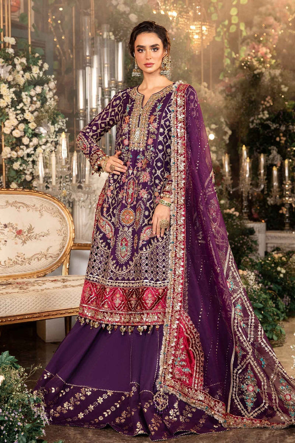Maria B | Mbroidered Formals 24 | Organza Suit | BD-2903 - by - Libasekhas UK - Registered Vendor of : Maria B - 100% Original Designer Dresss