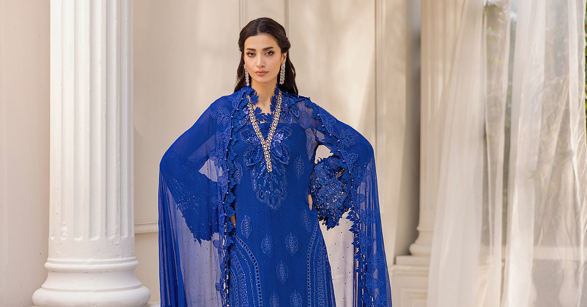 Maria B | Chiffon Formals 25 | MPC-25-103 - by Libasekhas UK - Registered Vendor of : Maria B - 100% Original Designer Dress