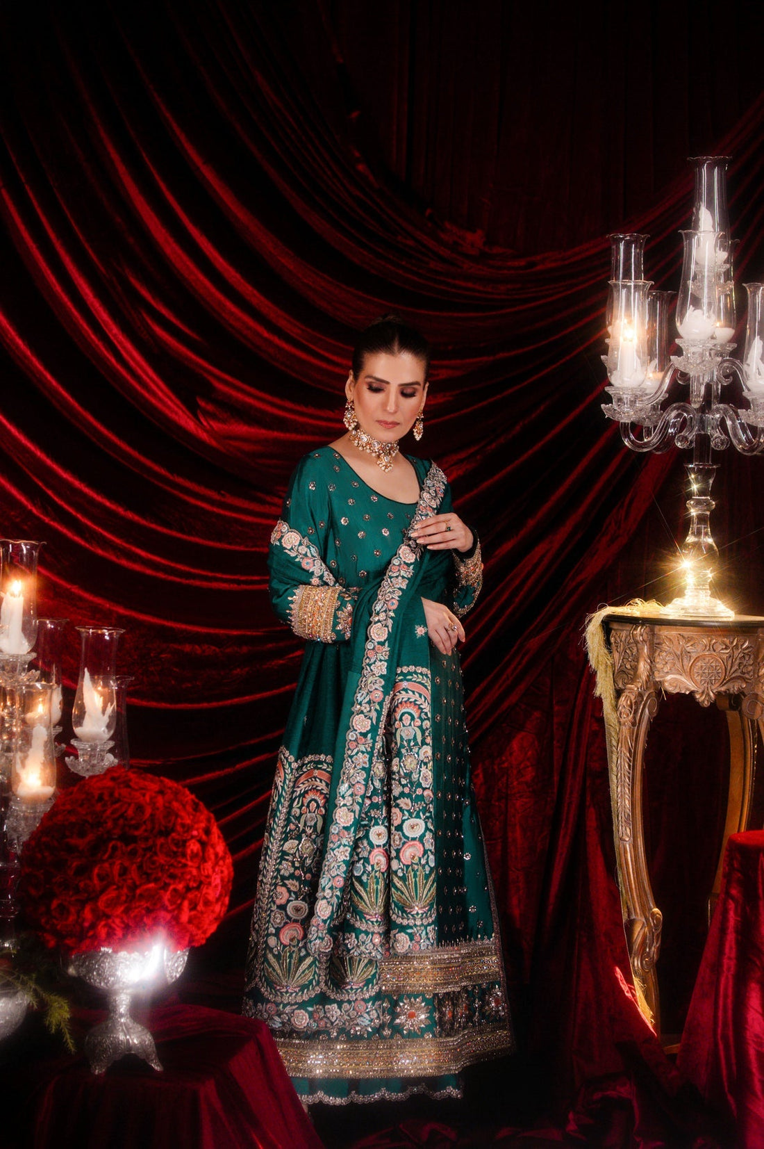 Sable Vogue | Laal Bagh Bridal Collection |SLB-1555 - by Libasekhas UK - Registered Vendor of : Sable Vogue - 100% Original Designer Dress