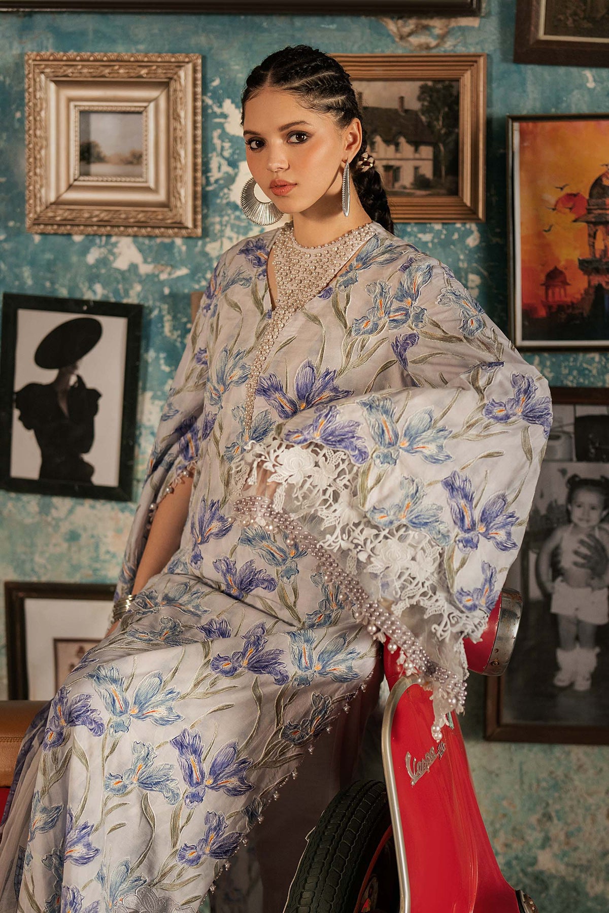 Maria B | M Prints Winter Fall 2026 | MPT-3104-A - by Libasekhas UK - Registered Vendor of : Maria B - 100% Original Designer Dress