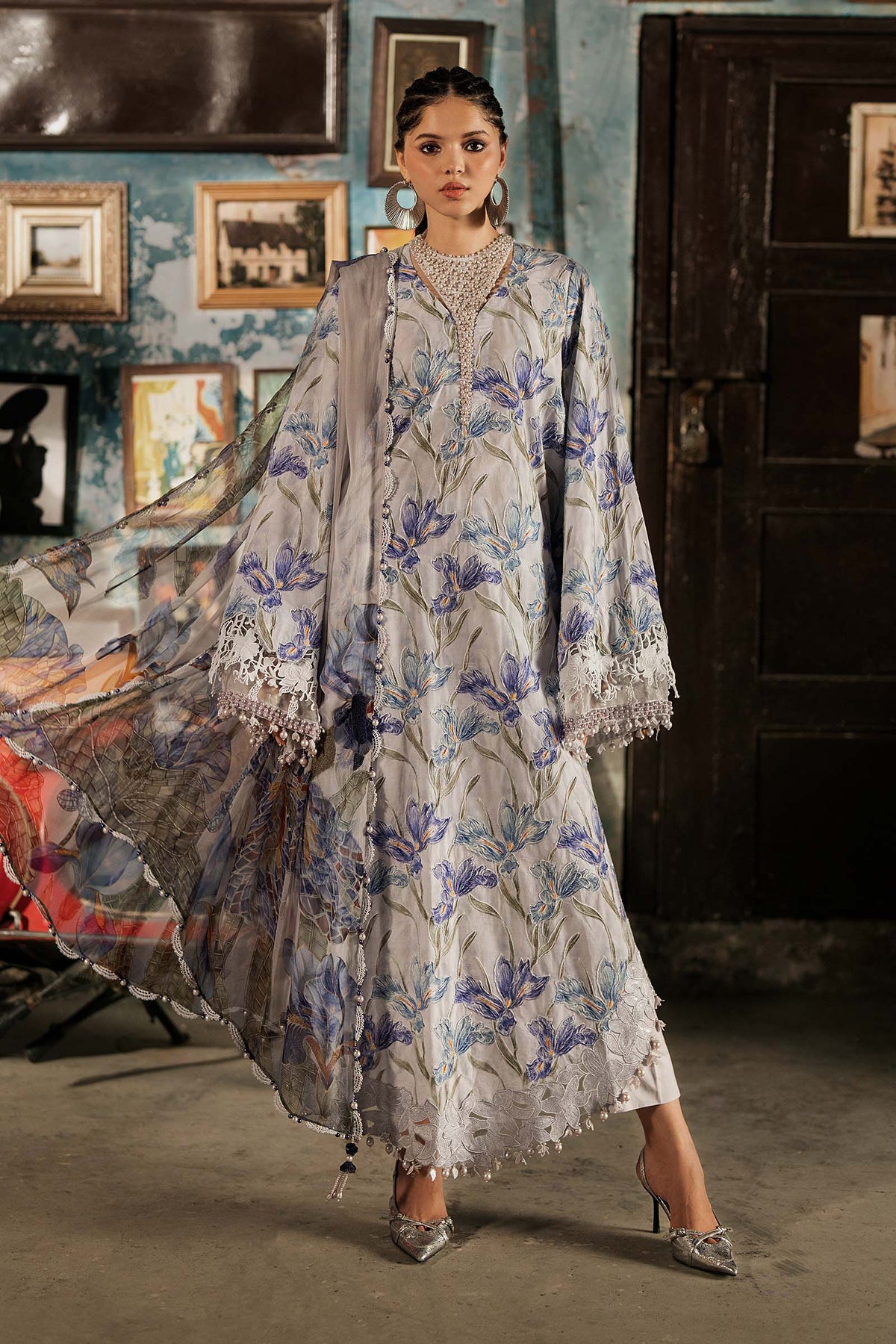 Maria B | M Prints Winter Fall 2026 | MPT-3104-A - by Libasekhas UK - Registered Vendor of : Maria B - 100% Original Designer Dress