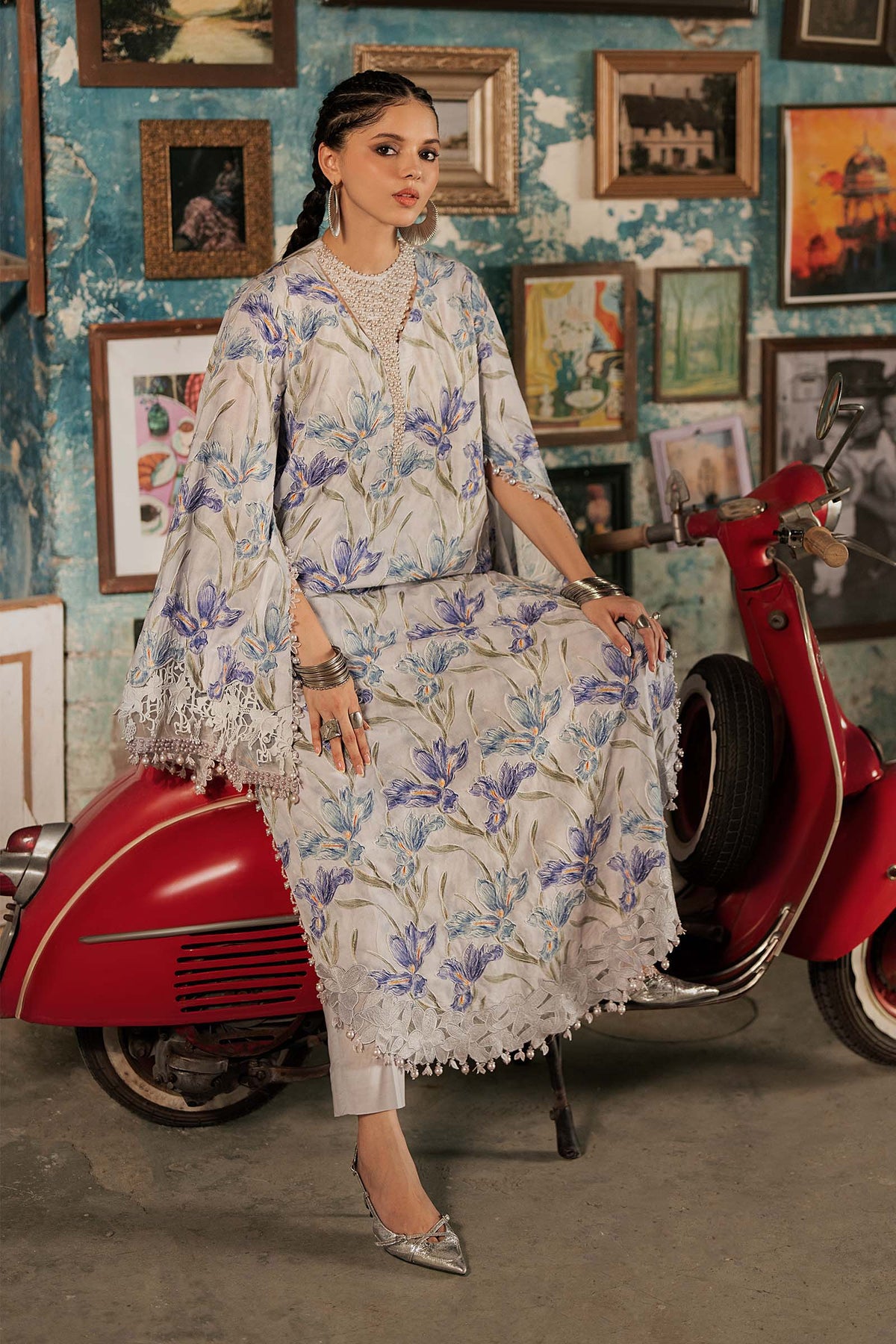 Maria B | M Prints Winter Fall 2026 | MPT-3104-A - by Libasekhas UK - Registered Vendor of : Maria B - 100% Original Designer Dress