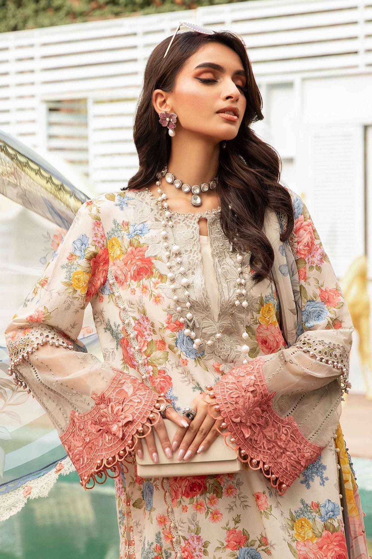 Maria.B | M Print Eid Edit | MPT-2204-A - by - Libasekhas UK - Registered Vendor of : Maria B - 100% Original Designer Dresss