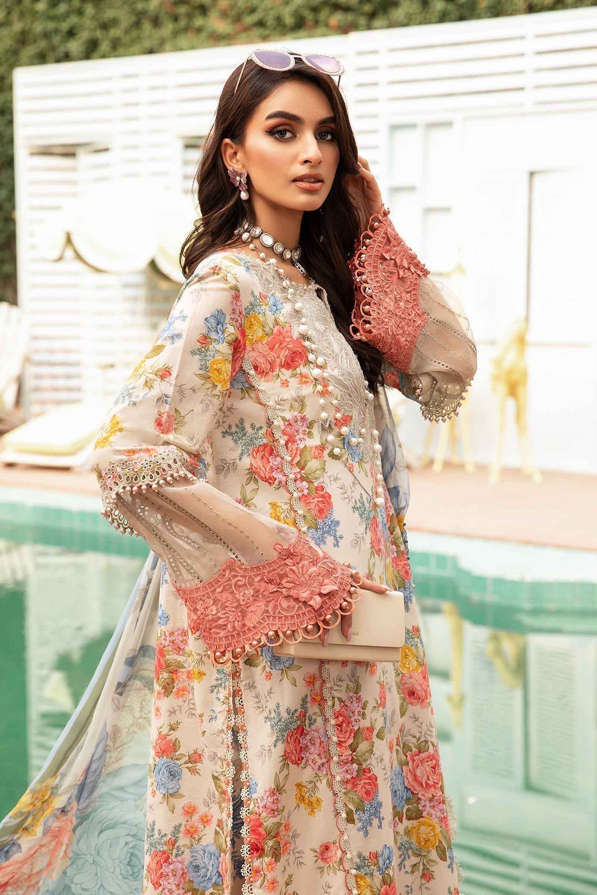 Maria.B | M Print Eid Edit | MPT-2204-A - by - Libasekhas UK - Registered Vendor of : Maria B - 100% Original Designer Dresss