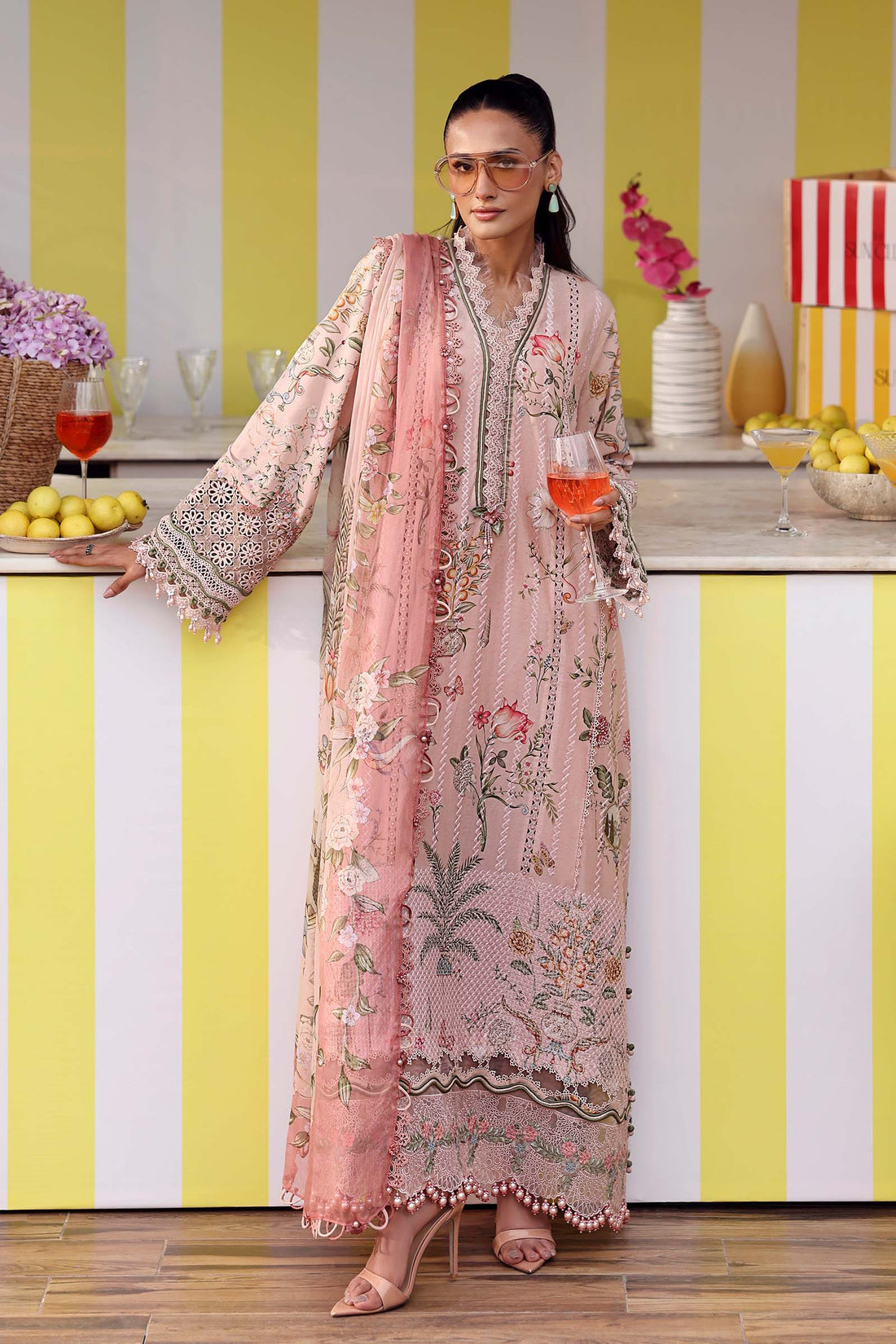 Maria B | M Prints 26 | MPT-3004-A - by Libasekhas UK - Registered Vendor of : Maria B - 100% Original Designer Dress