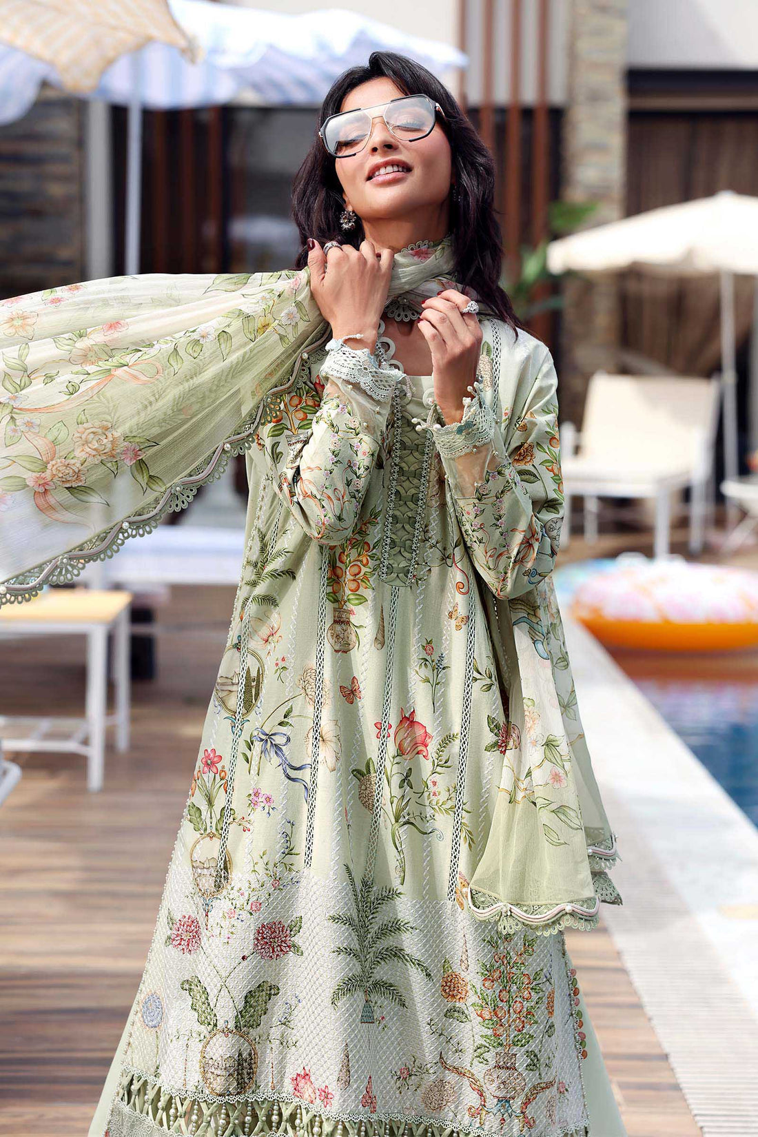 Maria B | M Prints 26 | MPT-3004-B - by Libasekhas UK - Registered Vendor of : Maria B - 100% Original Designer Dress