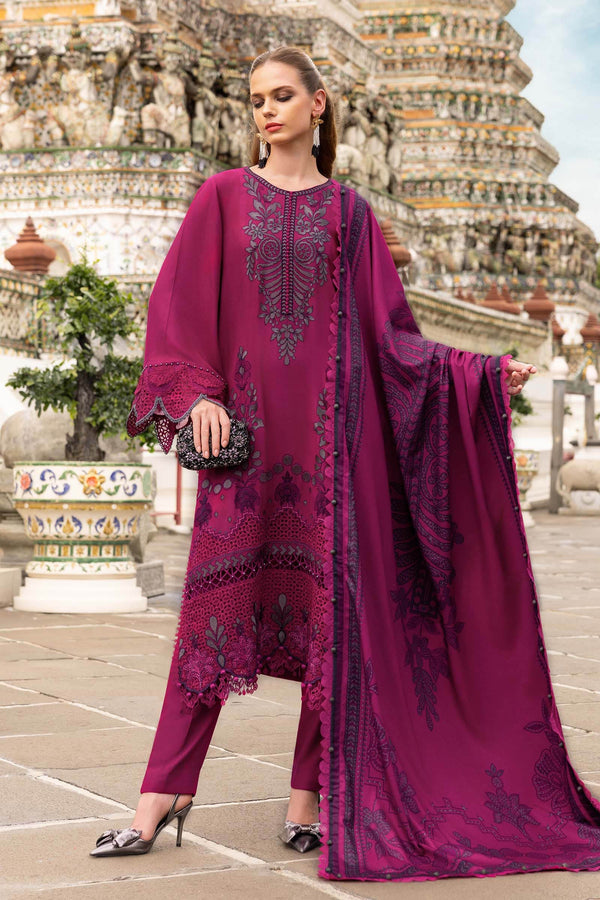 Maria B | M Prints Winter 25 | MPT-2804-B - by Libasekhas UK - Registered Vendor of : Maria B - 100% Original Designer Dress