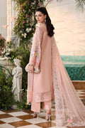 Maria b | Chiffon Formals 26 | MPC-26-104-Peach Pink - by Libasekhas UK - Registered Vendor of : Maria B - 100% Original Designer Dress