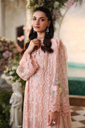 Maria b | Chiffon Formals 26 | MPC-26-104-Peach Pink - by Libasekhas UK - Registered Vendor of : Maria B - 100% Original Designer Dress