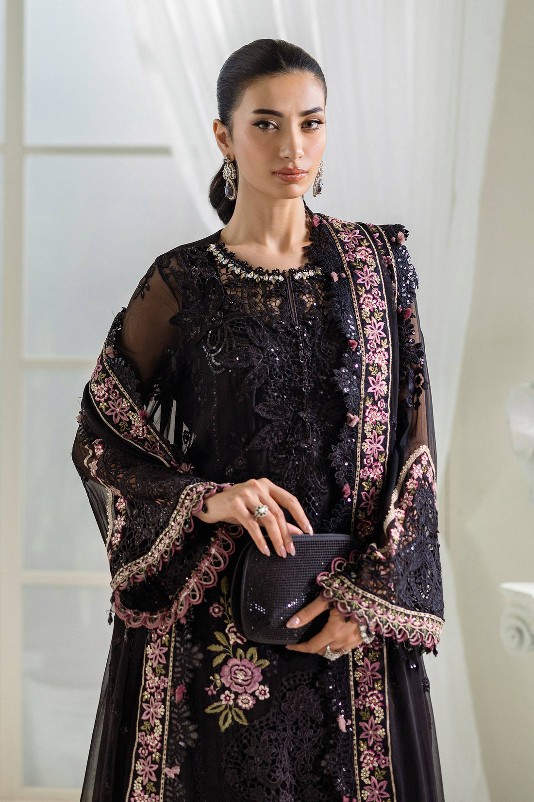 Maria B | Chiffon Formals 25 | MPC-25-104 - by Libasekhas UK - Registered Vendor of : Maria B - 100% Original Designer Dress