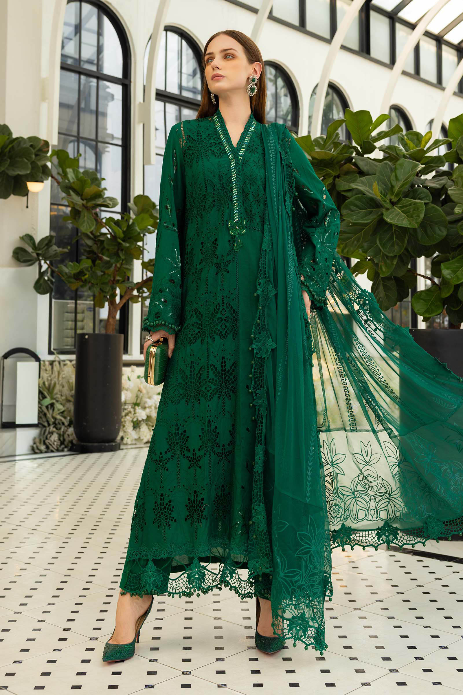 Maria B | luxury Lawn 26 | EL-26-04 - by Libasekhas UK - Registered Vendor of : Maria B - 100% Original Designer Dress