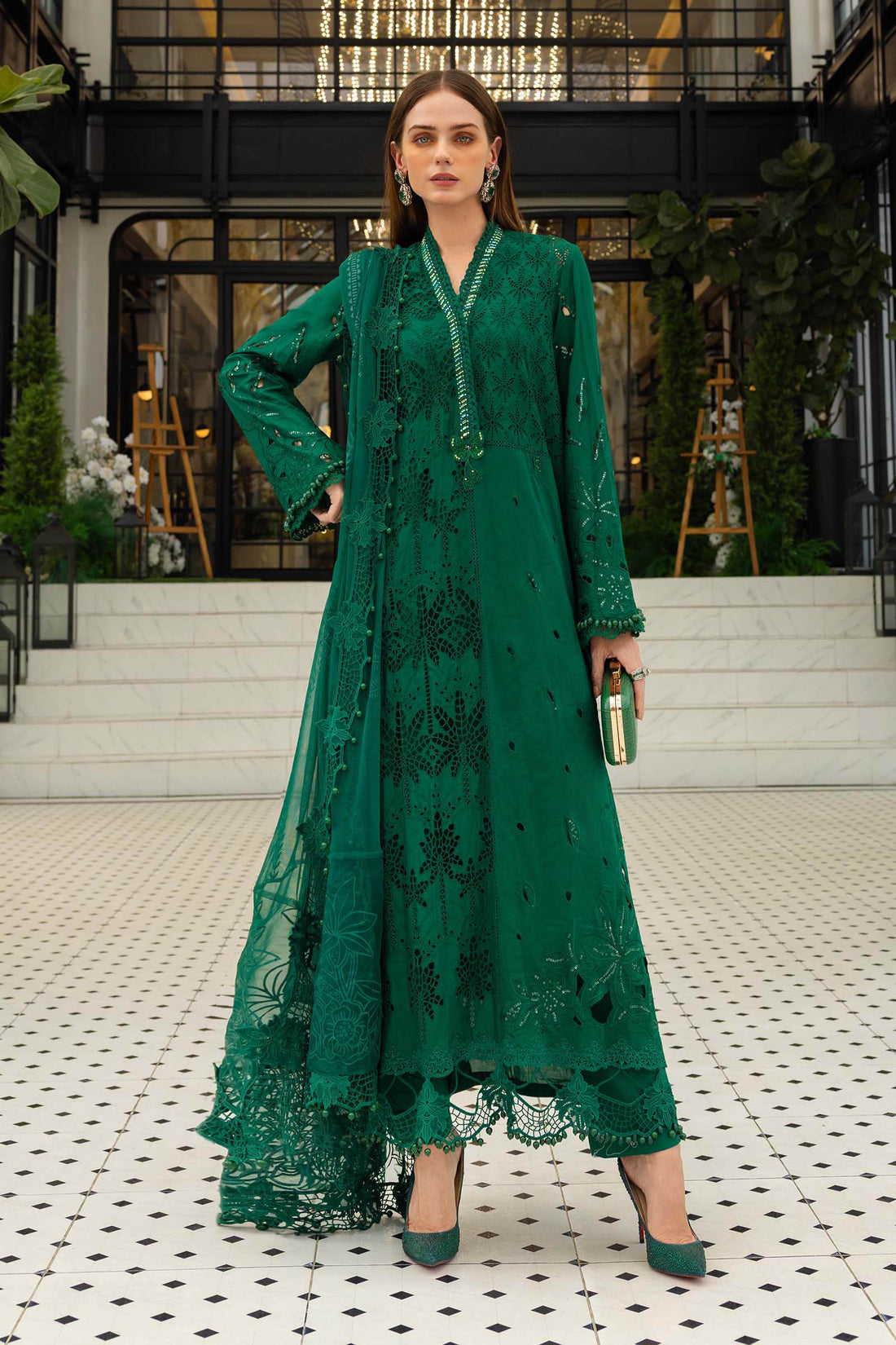 Maria B | luxury Lawn 26 | EL-26-04 - by Libasekhas UK - Registered Vendor of : Maria B - 100% Original Designer Dress