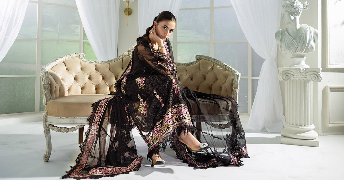 Maria B | Chiffon Formals 25 | MPC-25-104 - by Libasekhas UK - Registered Vendor of : Maria B - 100% Original Designer Dress
