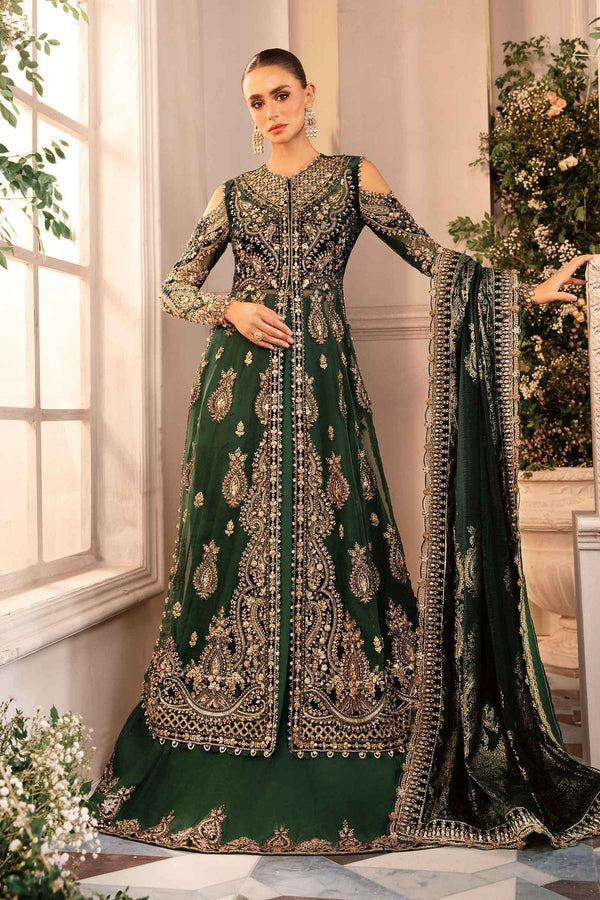 Maria B | Mbroidered Formals 24 | Velvet Suit | BD-2904 - by - Libasekhas UK - Registered Vendor of : Maria B - 100% Original Designer Dresss