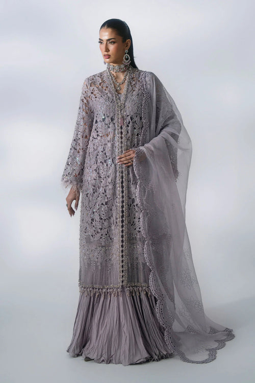 Maria B | Unstitched Mbroidered | BD-3105-Dusty Lilac-Default