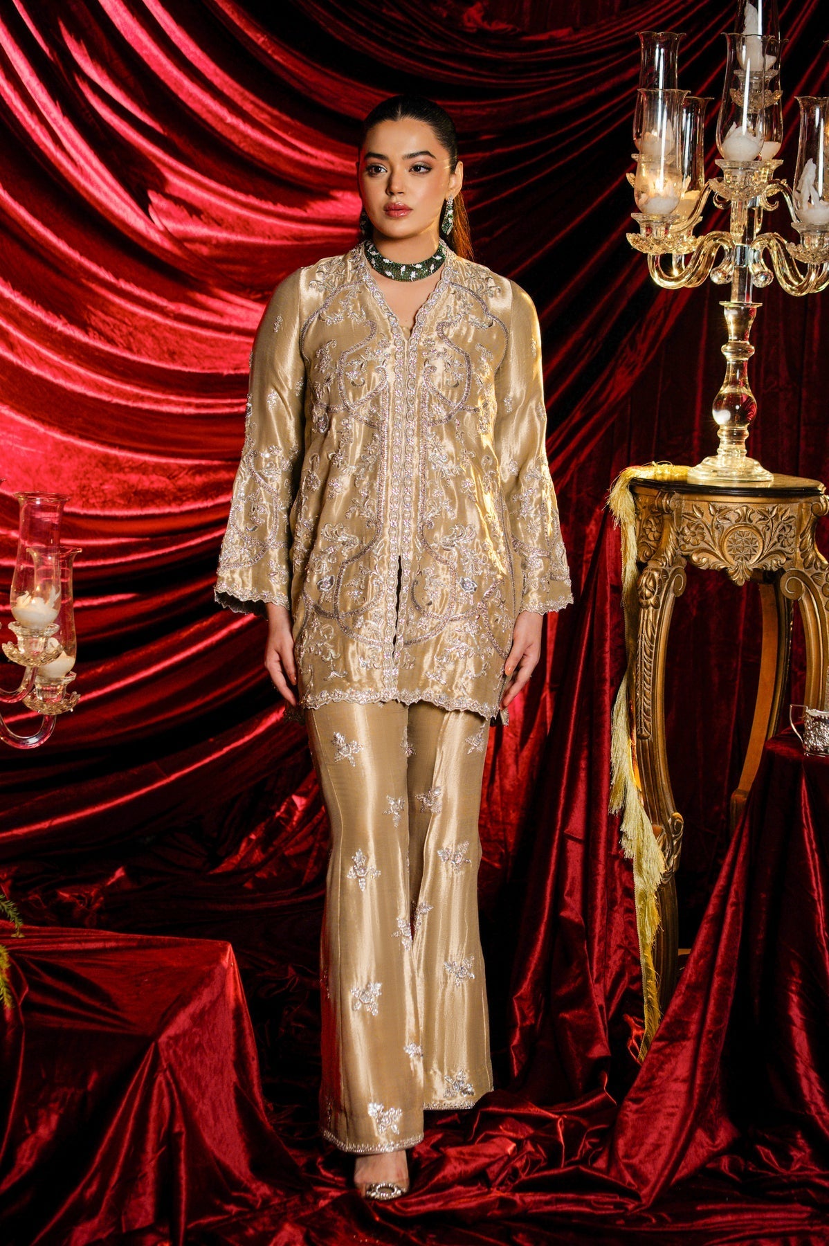 Sable Vogue | Laal Bagh Bridal Collection | SLB-1553 - by Libasekhas UK - Registered Vendor of : Sable Vogue - 100% Original Designer Dress