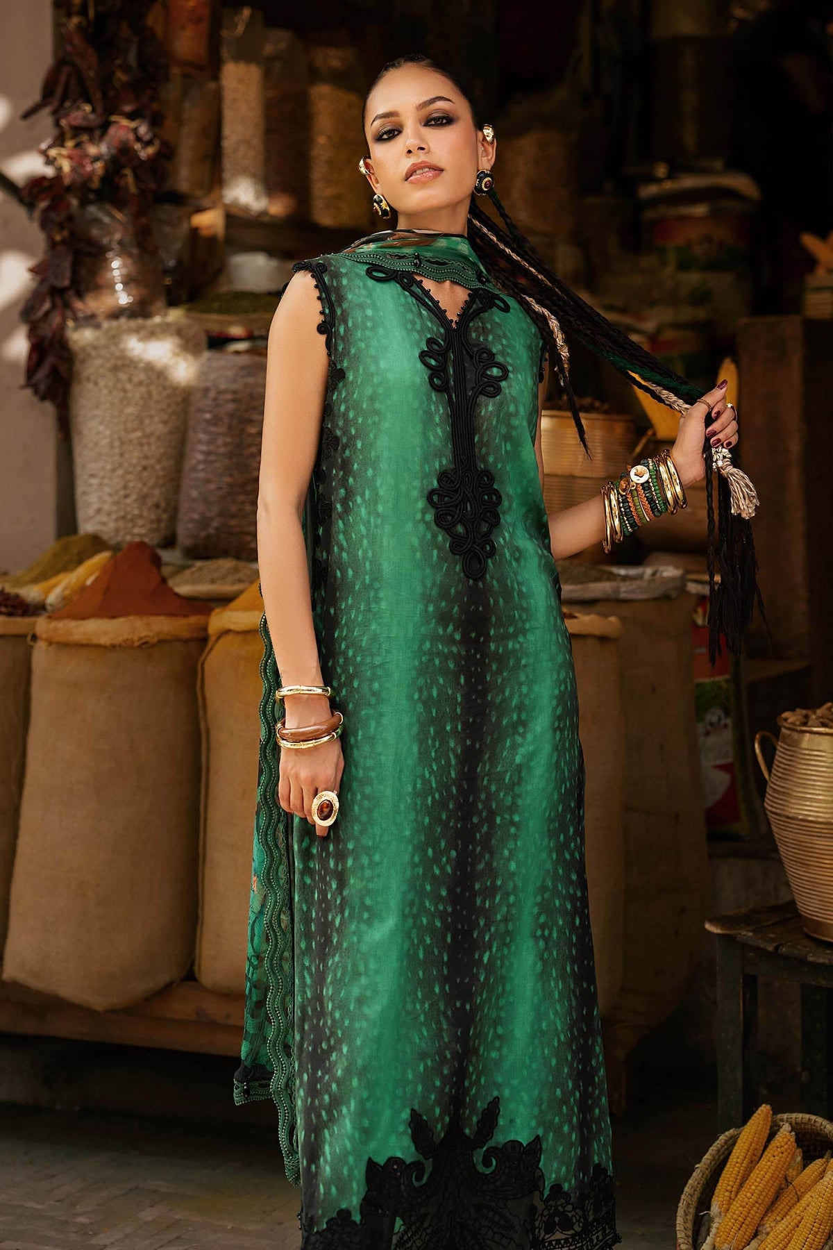 Maria B | M Prints Winter Fall 2026 | MPT-3105-A - by Libasekhas UK - Registered Vendor of : Maria B - 100% Original Designer Dress