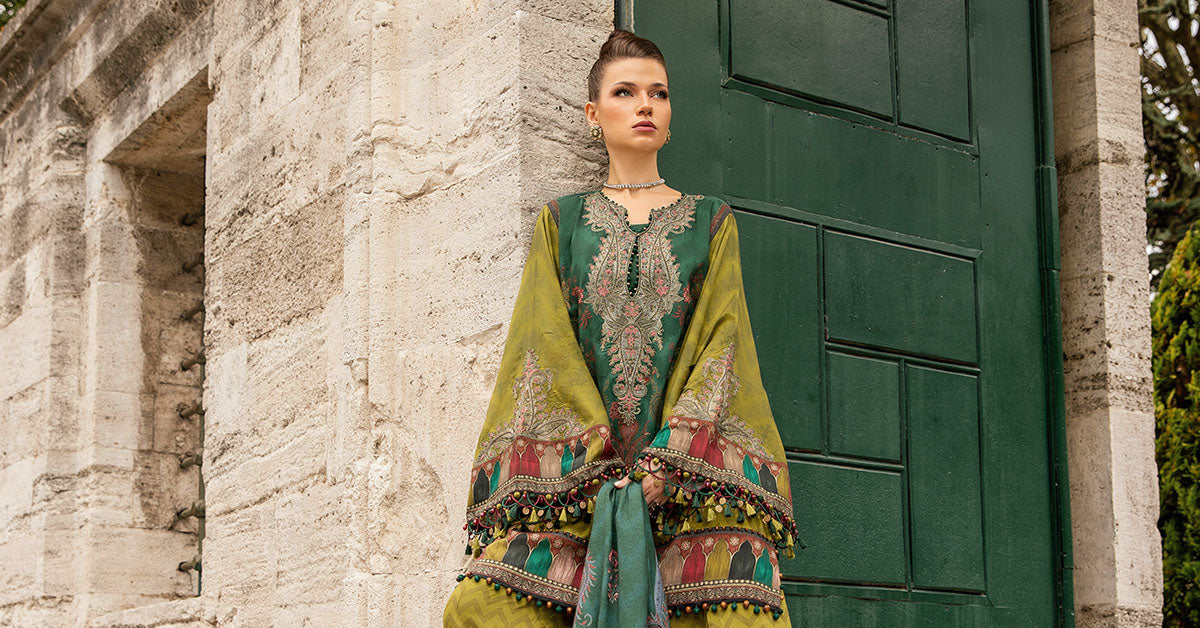 Maria B | M Prints Fall Edit 24 | MPT-2305-A - by - Libasekhas UK - Registered Vendor of : Maria B - 100% Original Designer Dresss