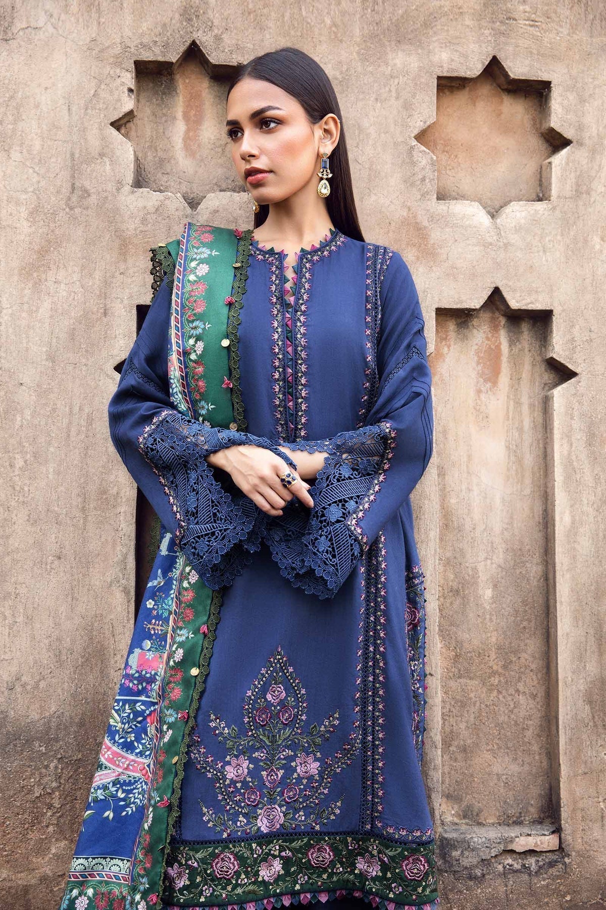 Maria B | M Prints Winter 24 | MPT-2405-A - by - Libasekhas UK - Registered Vendor of : Maria B - 100% Original Designer Dresss