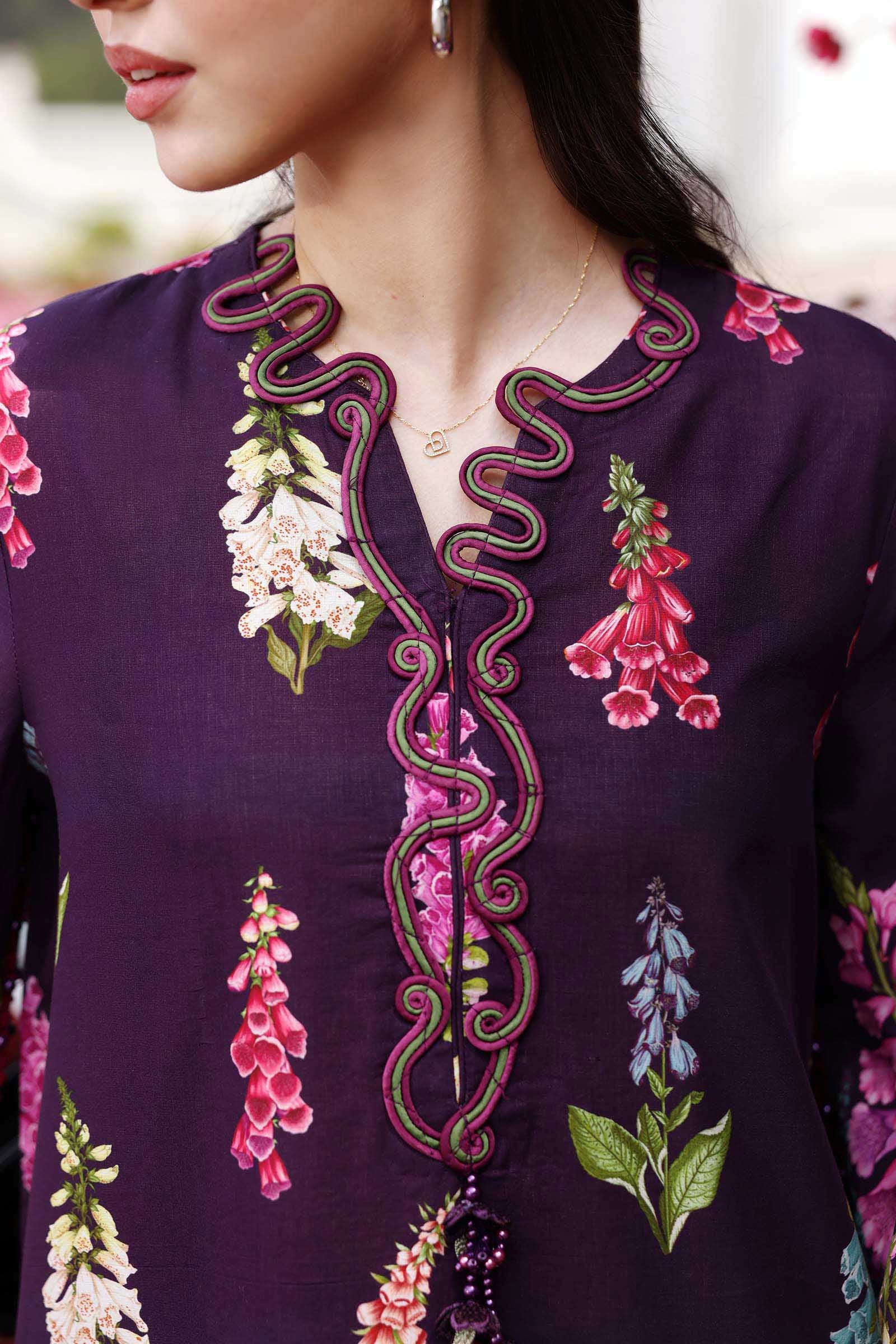 Maria B | M Prints 26 | MPT-3005-A - by Libasekhas UK - Registered Vendor of : Maria B - 100% Original Designer Dress