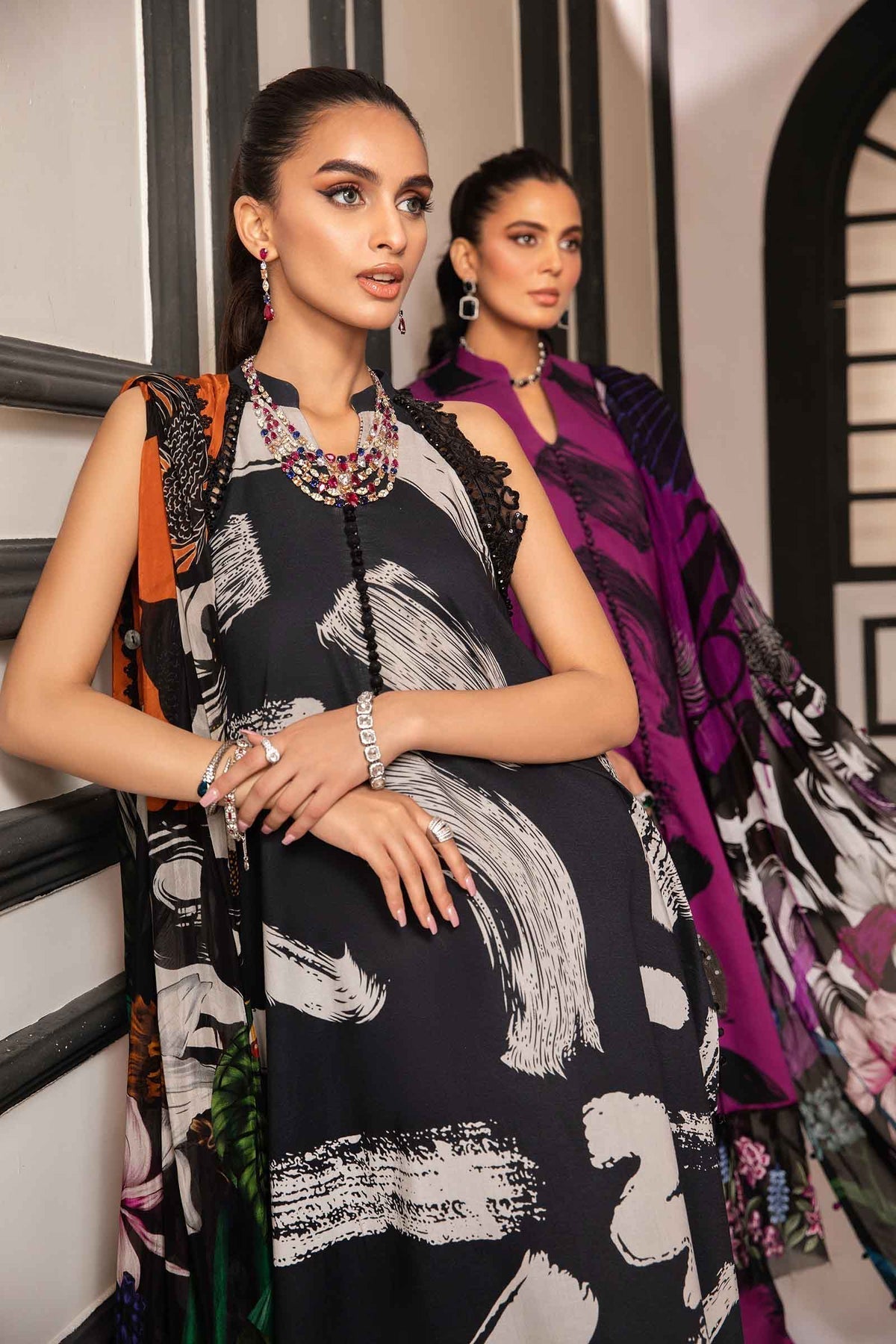 Maria.B | M Print Eid Edit | MPT-2205-A - by - Libasekhas UK - Registered Vendor of : Maria B - 100% Original Designer Dresss