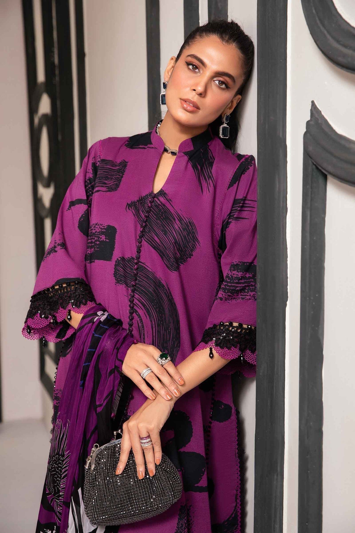Maria.B | M Print Eid Edit | MPT-2205-B - by - Libasekhas UK - Registered Vendor of : Maria B - 100% Original Designer Dresss