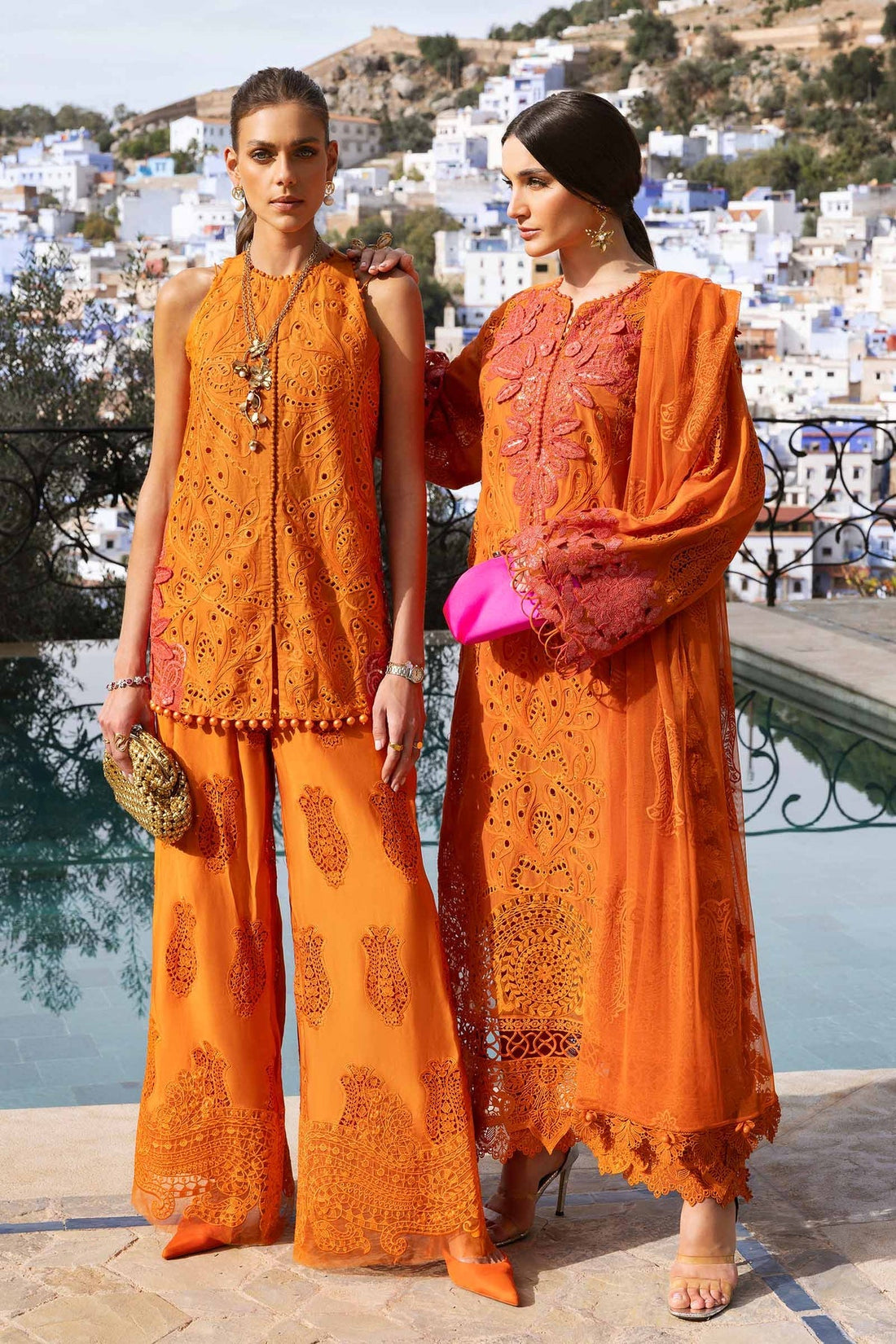 Maria B | Luxury Lawn 25 | D-2505-B - Ladies Clothes -  Libasekhas